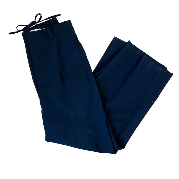 NWT Ch. 2139 3207 Black Draw String Slacks Dress Pants SZ 30 - Picture 1 of 9